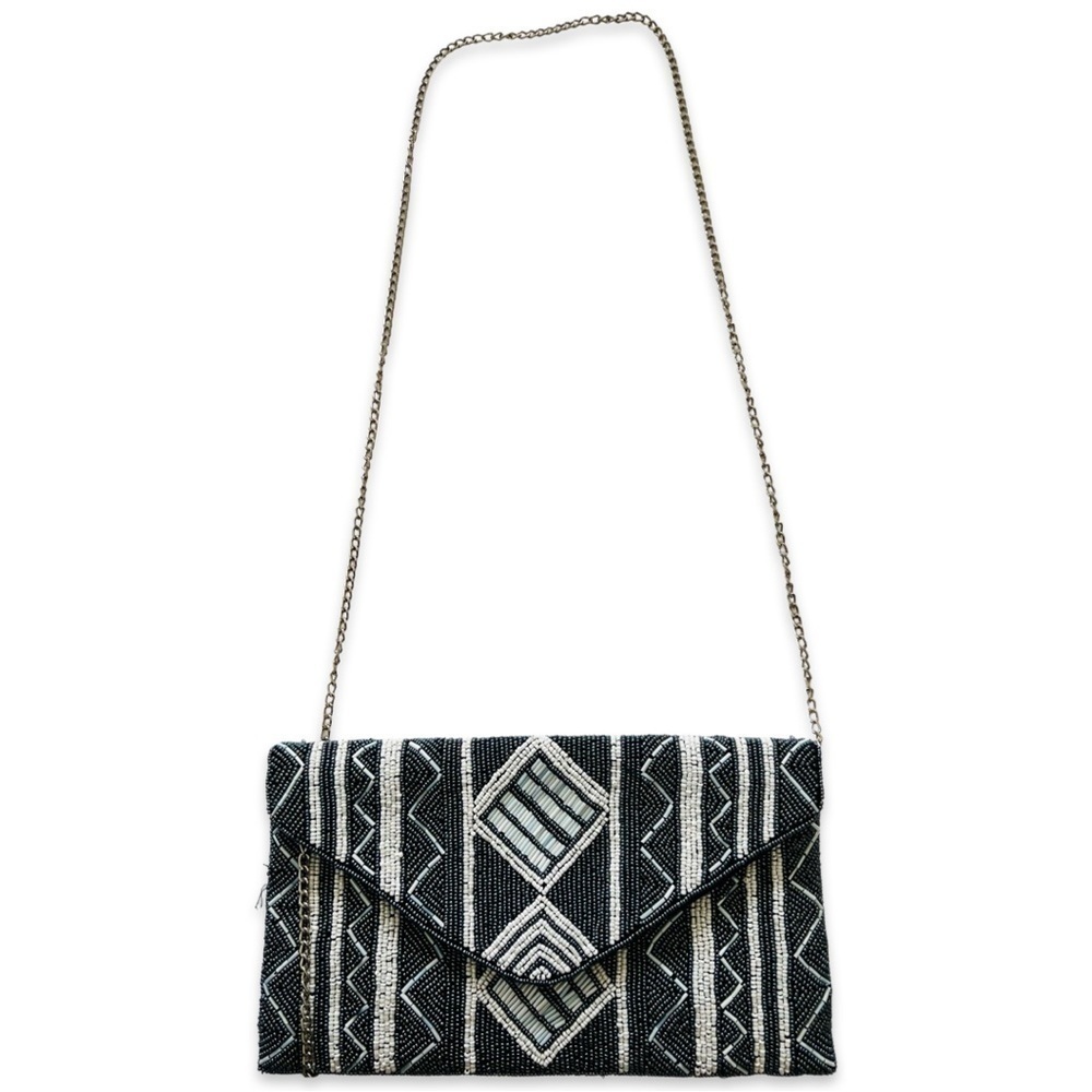 VINTAGE Stephanie Nicole Beaded clutch purse bag